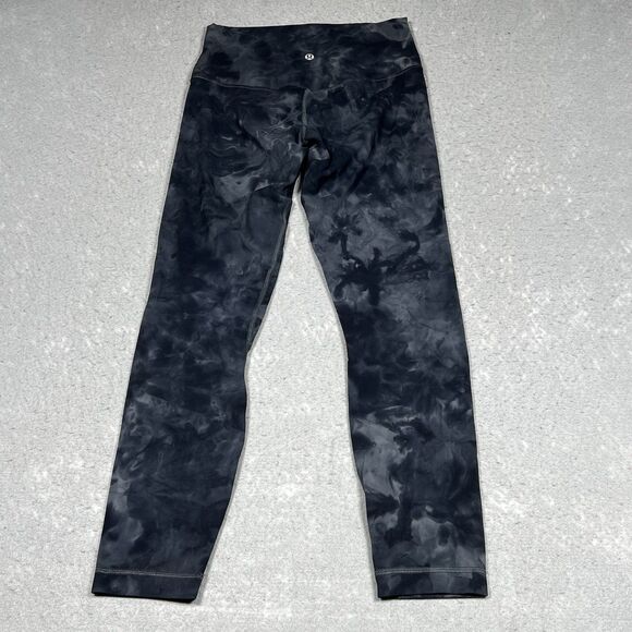 Lululemon Leggings Size 6 Align Diamond High Rise Crop 25” Dye Pitch Leggings - Picture 8 of 11